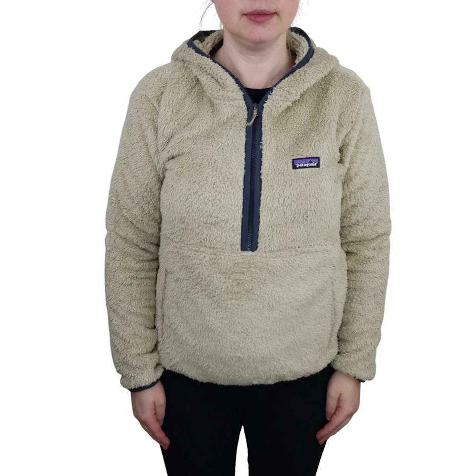 Nueva Chaqueta con Capucha Patagonia Los Gatos Deep High Pile Sherpa Polar Para Mujer Mediana