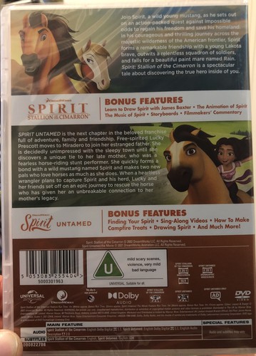 Spirit - Children’s Fantastic Family Horse Horses Adventure Animation 2 DVD Set - Picture 2 of 2