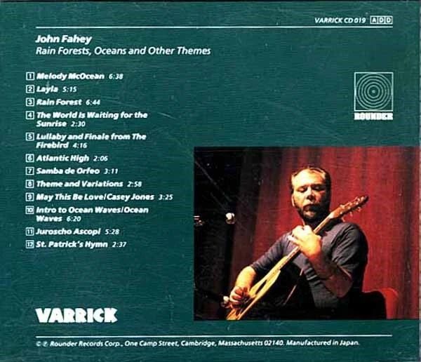 Rain Forests, Oceans, And Other Themes ~ John Fahey ~ Rock ~ CD ~ Used VG - Image 2 of 2