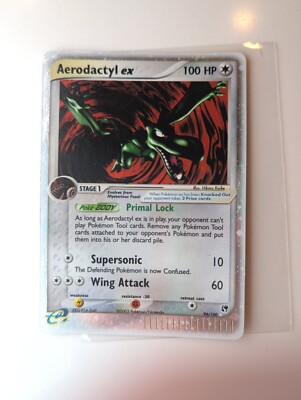 Pokemon Aerodactyl EX Sandstorm Ultra Holo 94/100 2003 