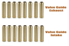 SuperTech 11.07mm OD Exhaust / Intake Valve Guide Set For Honda D17A D16Y7