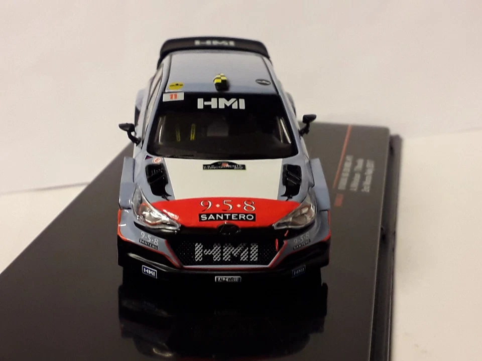 ixo ram660 hyundai ng i20 wrc rally monza 2017 a.mikkelsen-t.neuville1:43 - Immagine 2 di 4