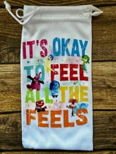 Soft Eye Sunglasses White Accessory Pouch Pull Top Feel All The Feels Inside Out