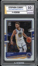 2020 Panini Donruss Optic Stephen Curry Base #17 MGS GRADED 10 Gem Mint GSW