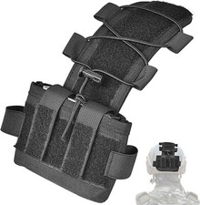 Tactical MK2 Helmet Battery Pack Balance Counterweight Pouch for Airsoft Hunting