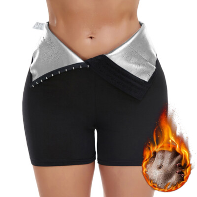 Sauna Shorts for Women Neoprene Pants Sweat Waist Trainer Body Shaper Sportswear