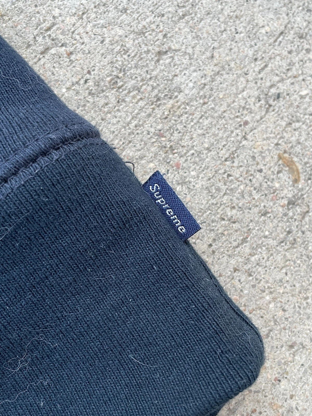 Felpa con cappuccio Supreme Gonz Reverse Weave nero semplice bianca uomo taglia media