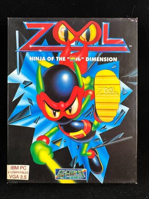 ZOOL NINJA DER NEUNTEN DIMENSION KOMPLETT IBM PC 3.5 Vintage Retro Gaming