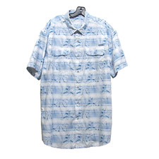 Ariat Blue Leaf Vent TEK Outbound Short Sleeve Mens Size XL Shirt
