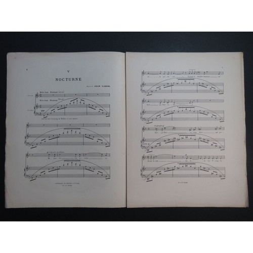 Moret Ernest Nocturno Canto Piano 1901 - Imagen 4 de 4
