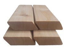 Rhombusleiste 6€/lfm sibirische Lärche Profilholz Außenholz Fassadenholz Natur