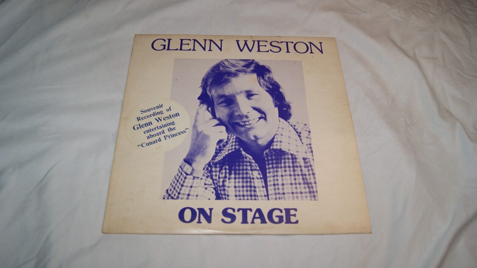 glenn weston on tour signed album bermuda 1977 cunard princess cruise