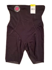 Maidenform Flexees Women's Firm Foundations Hi-Waist Thigh Slimmer Black, Medium