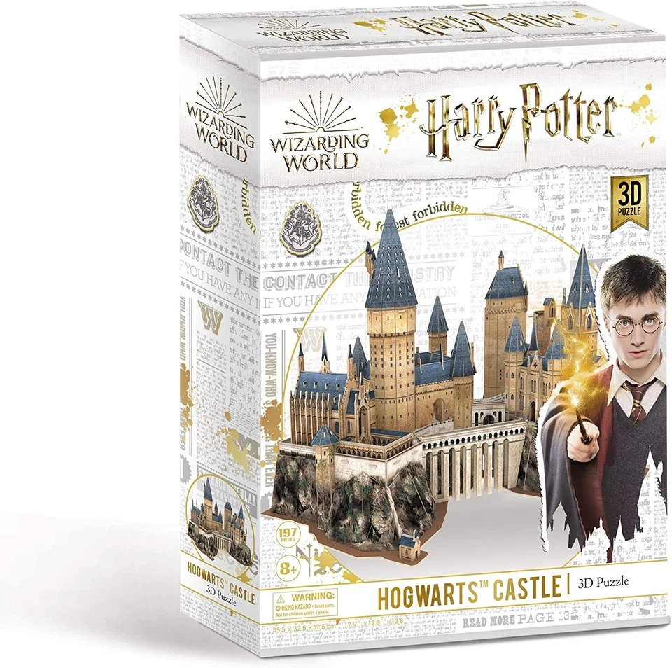 Harry Potter 3D Puzzles Jigsaw - Hogwarts Castle - Image 2 of 4