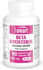 Supersmart Beta-Sitosterol Supplement 180Mg, Plant Sterols, Non-Gmo & Gluten Fre
