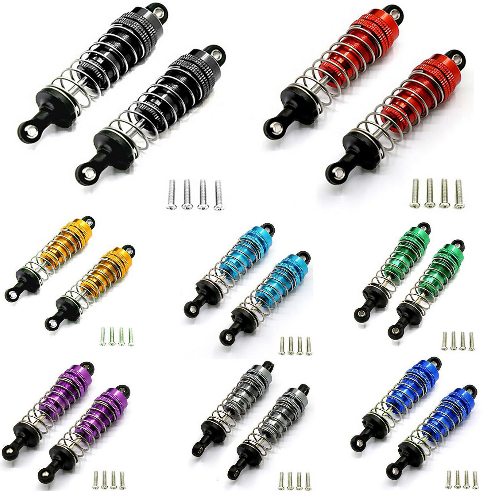Shock Absorbers for MJX 16207/16208/9/16210 RC Car 4WD Brushless Racing Off-Road