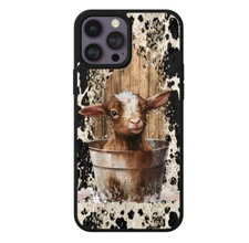 Baby Goat Western Phone Case Durable Shockproof Girl Gift