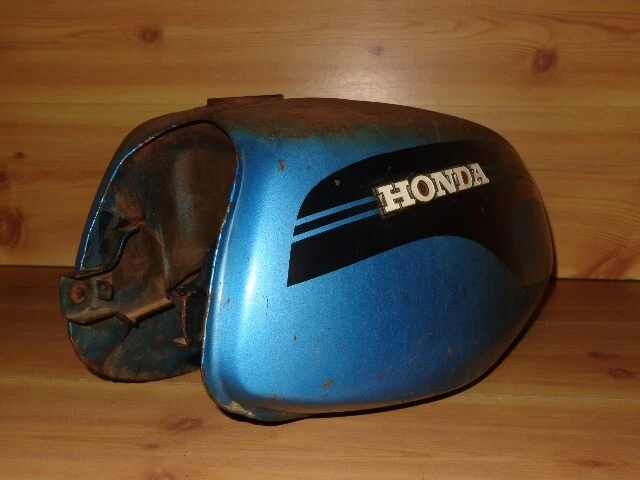 Honda CL175 CL 175 1971 Scrambler tanque de gasolina azul Foto 4 de 4