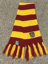 Harry Potter Hogwarts Applique Crest Yellow  Red Scarf