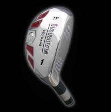 #1 iDrive Hybrid Driver 13° Golf Club COMPARE to TETON (CHOOSE SHAFT-FLEX-GRIP)