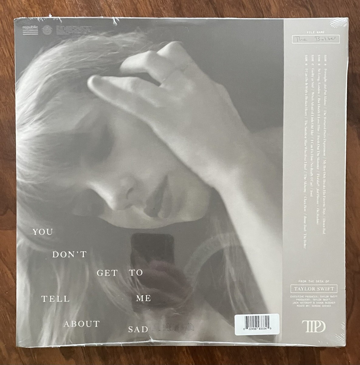 Taylor Swift The Tortured Poets Department Vinyl w/ Bonus Track