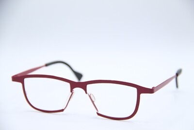 NEW THEO BELGIUM JAMES 5 191 VIOLET BLACK AUTHENTIC FRAMES EYEGLASSES 48-16