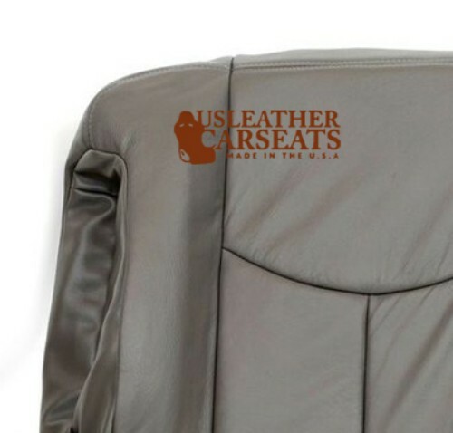 Driver Side Bottom Leather Seat Cover For Chevy Tahoe LT/Z71 2003-2006 - Pewter Gray #922