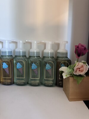 5 New MINT N  CHIP ICE CREAM   BATH & BODY WORKS GENTLE FOAMING HAND SOAP