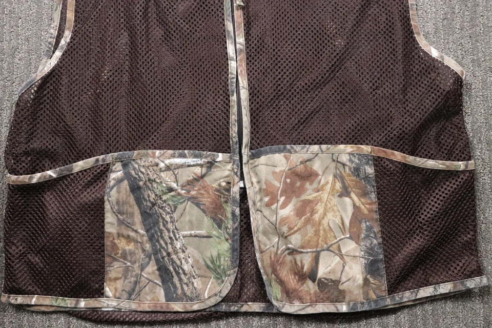 Walls Mesh Hunting Vest Game Pouch Men's XL Full-zip Outdoor Camo - Image 2 of 4