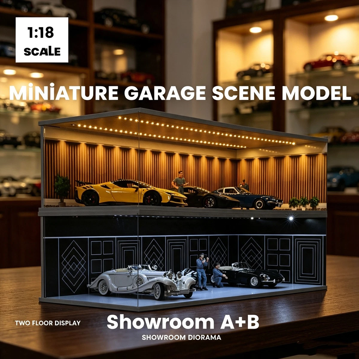 garage diorama 1 18 products for sale | eBay