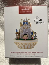NEW~2024~HALLMARK~THE HAPPIEST CRUISE THAT EVER SAIL~”DISNEY IT’S A SMALL WORLD”