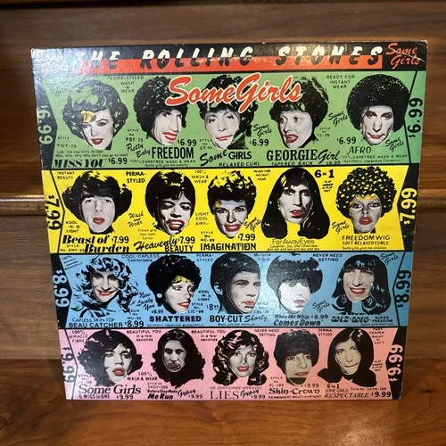 The Rolling Stones-Some Girls-1978-Sterling-Uncensored Celebrity Die-Cut VG+/VG+