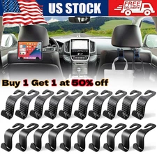 20Pcs Car Seat Back Headrest Hook Hanger Holder Hook for Bag Purse Cloth Grocery