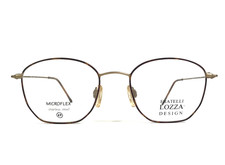 Fratelli Lozza Eyeglasses Frames MF-PE DEMI AMBER Gold Brown Tortoise 47-18-135