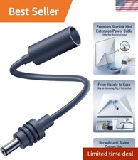 Starlink Mini DC Extension Cable 18CM, Waterproof Power Converter Adapter, Fe...