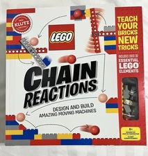 LEGO Chain Reactions: Design & Build Amazing Moving Machines includes Legos~NEW