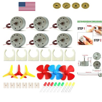 Versatile Mini Generator Motor 3V-12V for DIY Toys & Wind Turbine Projects