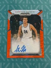 2019-20 Panini Prizm Draft Picks Auto Garrison Mathews Orange Pulsar /20 RC