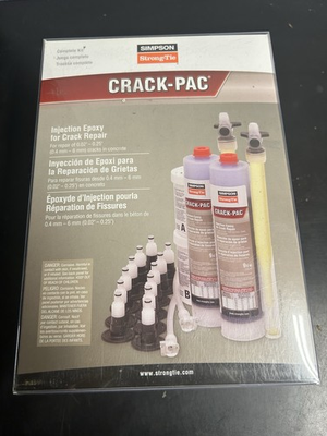 #ad Simpson Strong Tie ETIPAC10KT CRACK PAC Injection Epoxy Crack Repair Kit $35.00