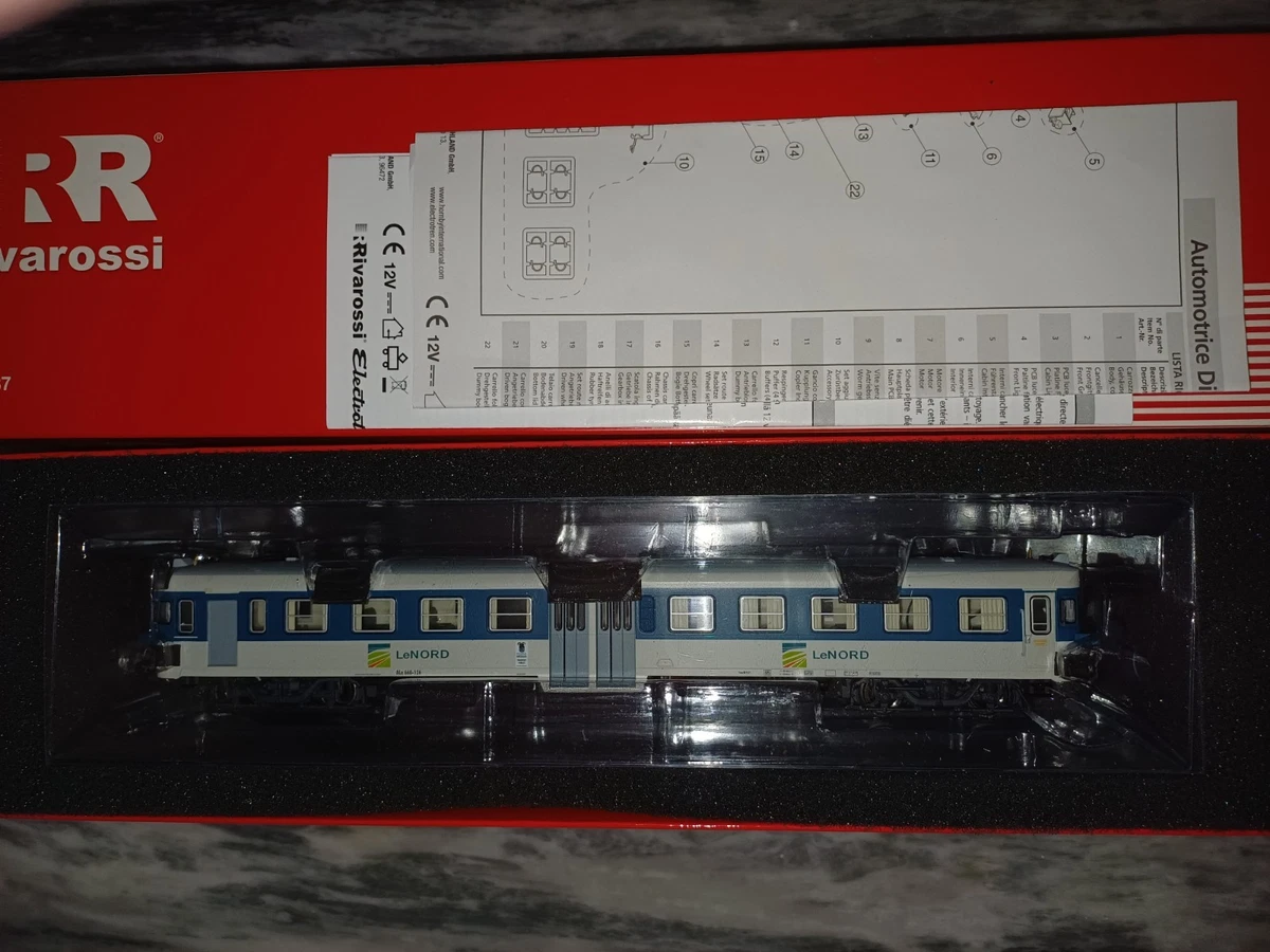 Locomotive Diesel Rivarossi HR2351 – 668-125 FNM – Echelle HO (neuf)