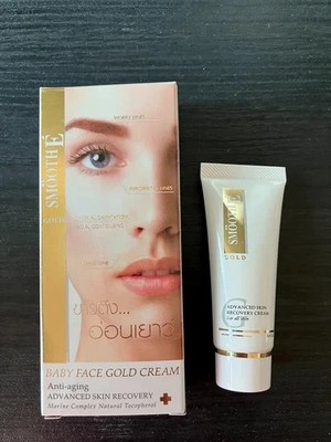 2x Smooth E Gold Advanced Anti-Aging Smooth Face Skin Recovery Reduce Dull Spots
