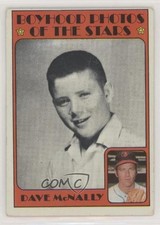 1972 Topps Boyhood Photos of the Stars Dave McNally #344 0w6