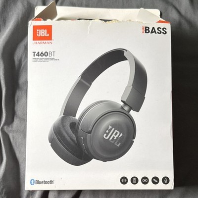 JBL Harman T460BT Bluetooth/Wireless Pure Bass On-Ear Headphones Black