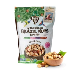 - The True Organic Premium Brazil Nuts (15oz) Roasted & Himalayan Salt | KOSH...
