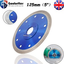 125mm/5 inch Porcelain Tile Turbo Diamond Cutting Blade/Disc for Angle Grinder