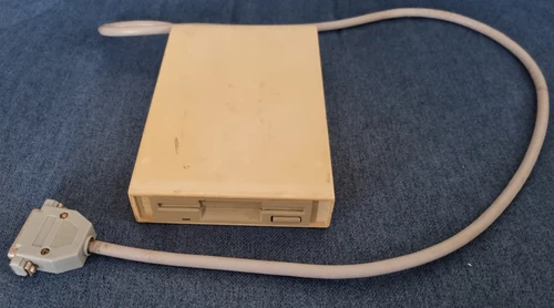Unbranded Commodore Amiga External 3.5" Floppy Disc Drive Untested
