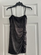 Cocktail Sparkle Dress By Windsor, Spaghetti Straps, No Zipper Size Medium