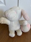 Vintage Peanuts Baby Snoopy Belle 8" Pastel Pink Plush & Rattle Ball — photo 2