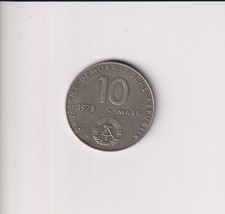 NRD, moneta okolicznościowa 10 marek - Wspólny lot kosmiczny - 1978 (połysk stemplowy)