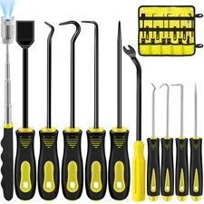 11 Pcs Pick Tool Set Mechanic, Automotive Pick and Hook Tool for Car Oil Seal...
